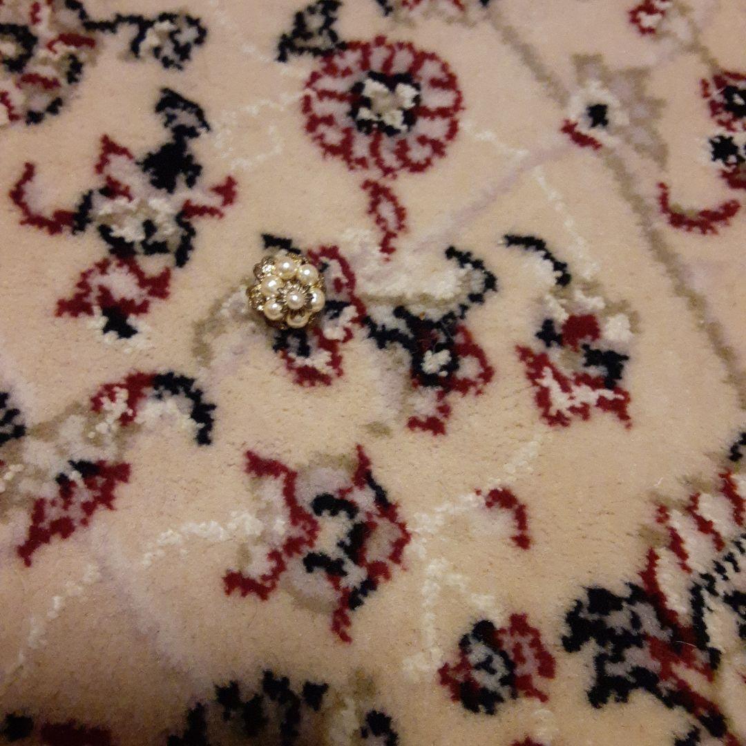 Miriam Haskell パールイヤリング オリジナルポーチ付き