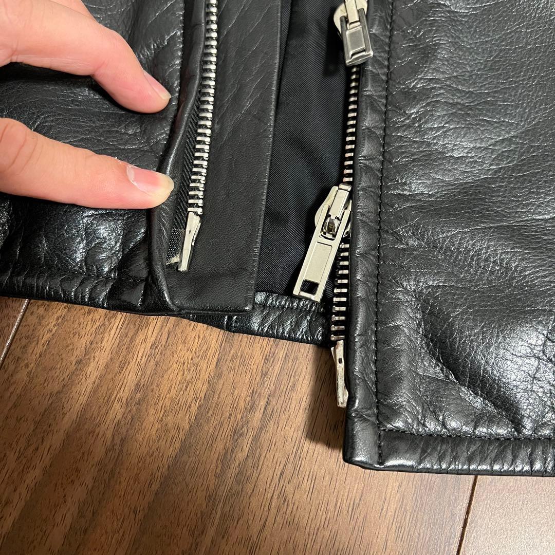 リチウムオム シングルライダース　カウレザー　サイズ46