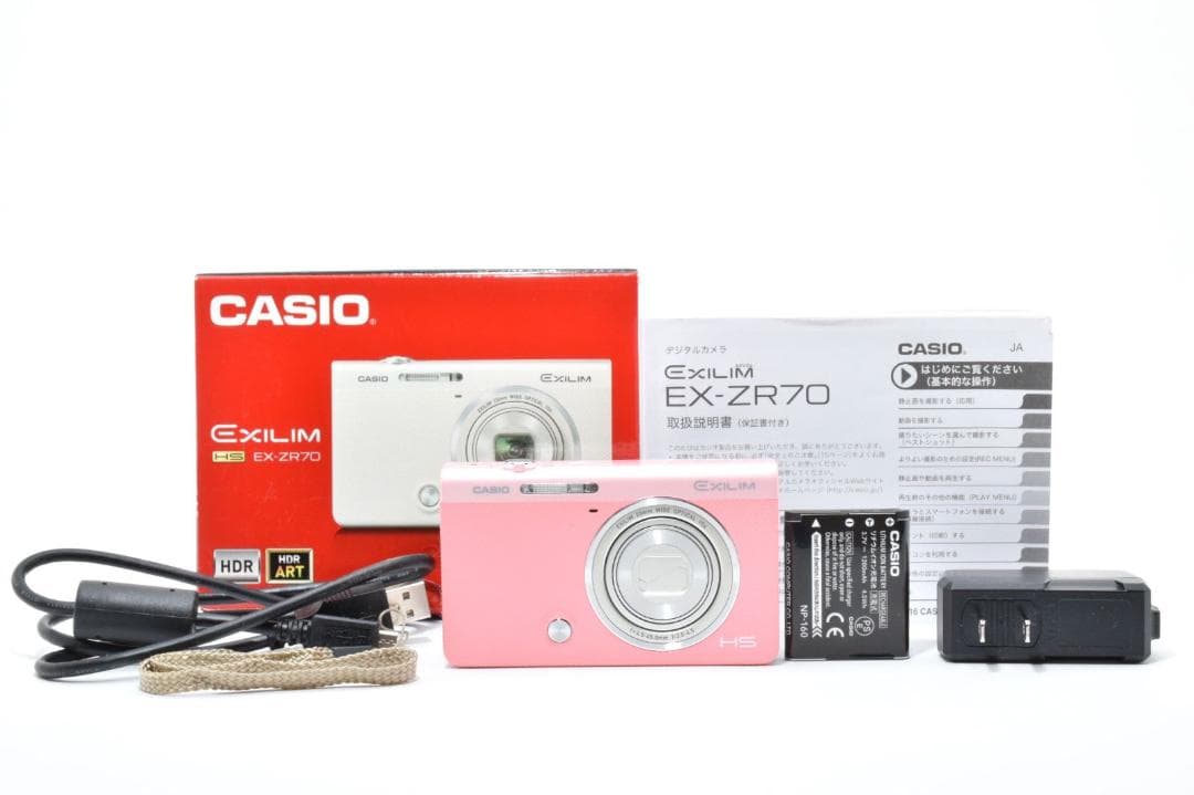 【極美品】カシオ CASIO EXILIM EX-ZR70 ピンク