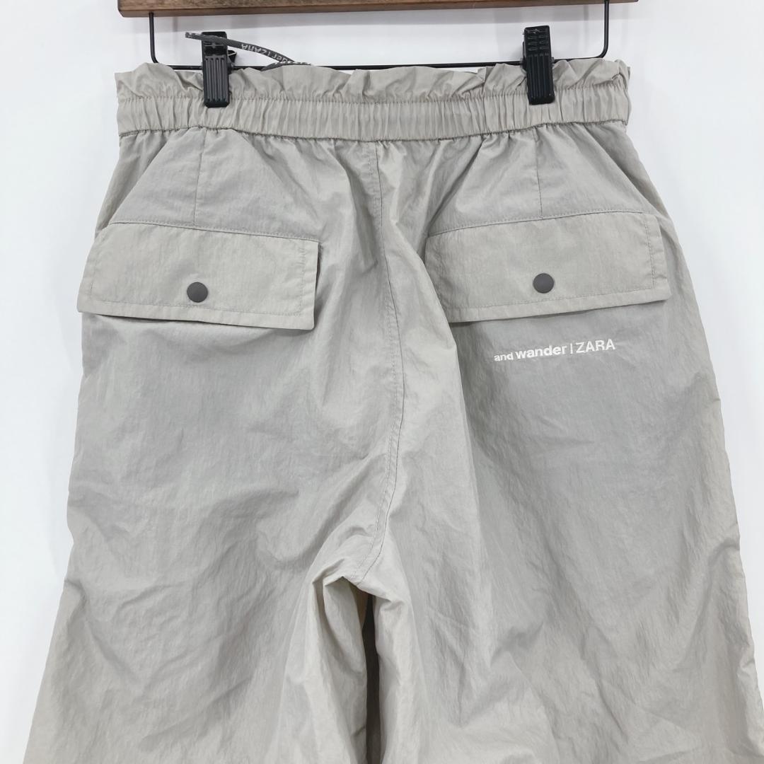 and wander | ZARA ベージュ ワイドパンツ XS