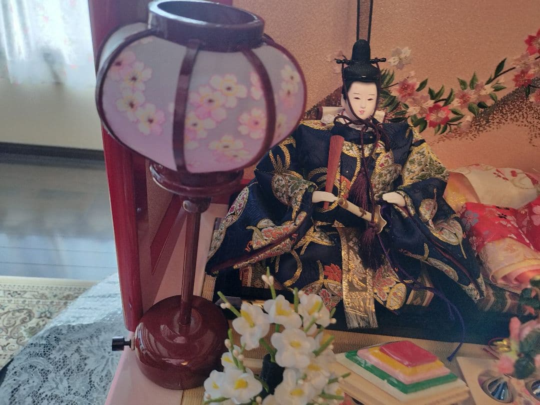 収納式雛人形屏風等飾り台