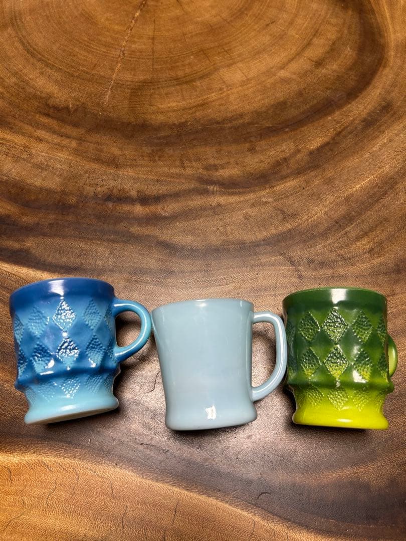 Fire King ファイヤーキング　ターコイズ　Dハンドル　キンバリー