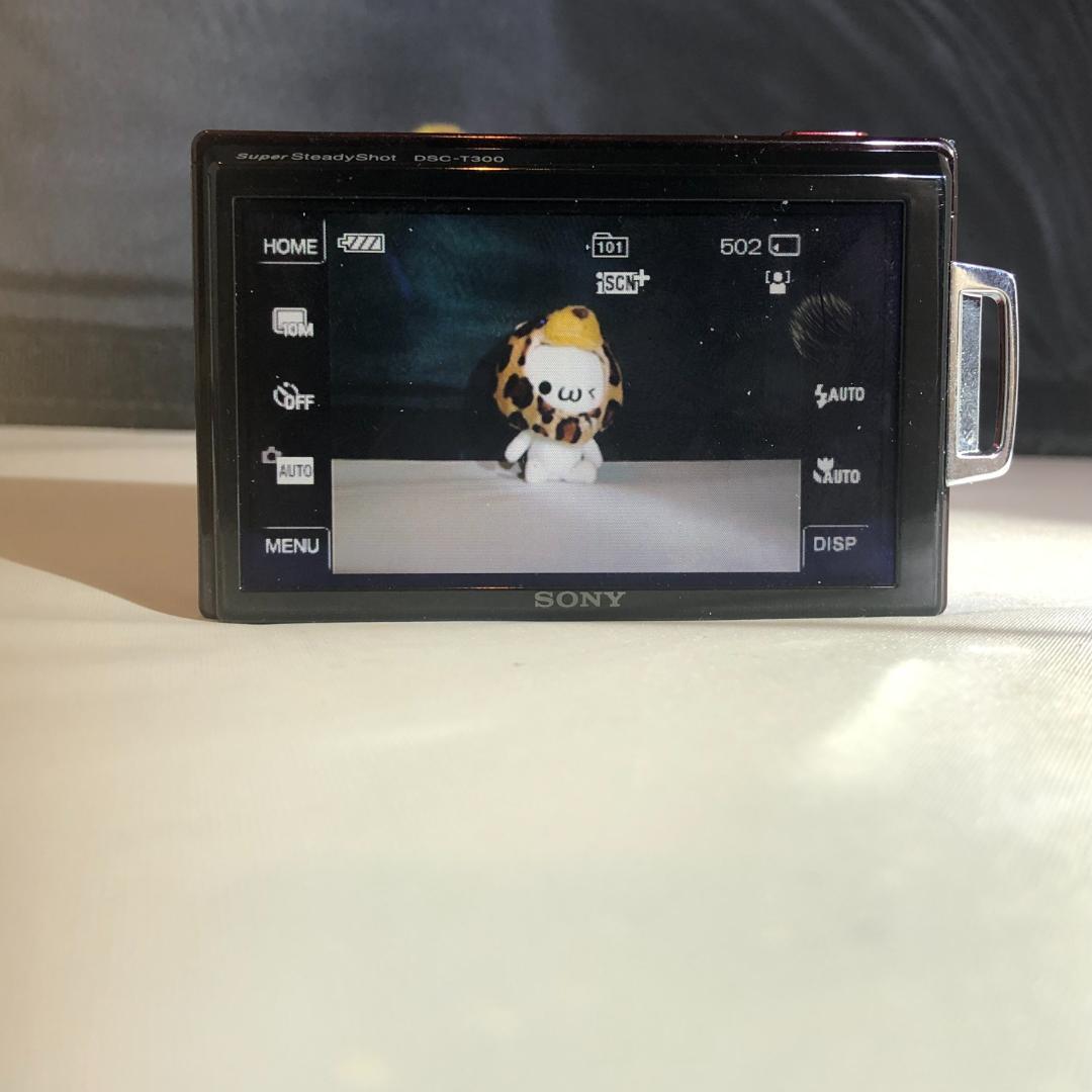美品 SONY Cyber−Shot DSC-T300 RED バッテリー充電器