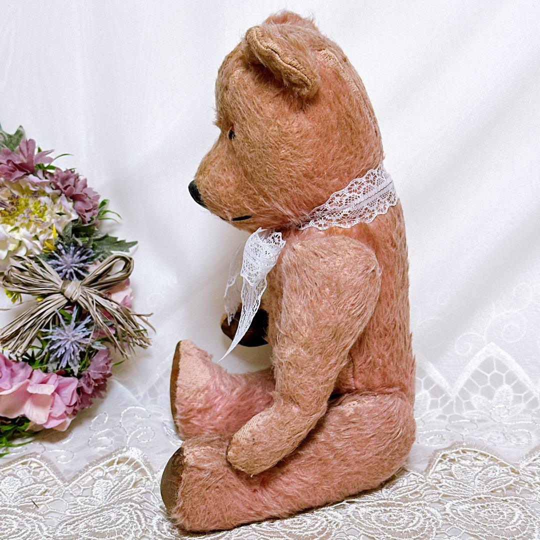 ❤️1950年代❤️しっかりピンクのチルターンベアCHILTERN アンティークベア