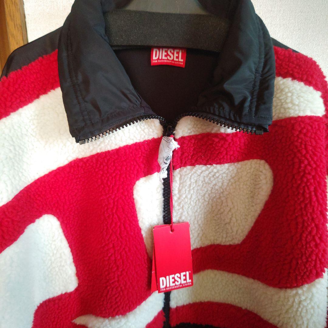 新品未使用タグ付き✨️DIESELボア×ナイロンミックス／モックネック