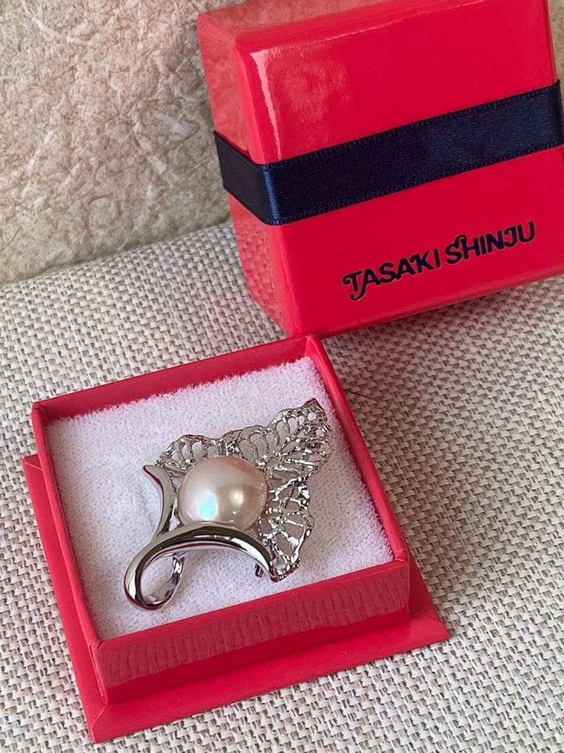 【美品・希少】TASAKI 田崎真珠 マベパール 13mmブローチ