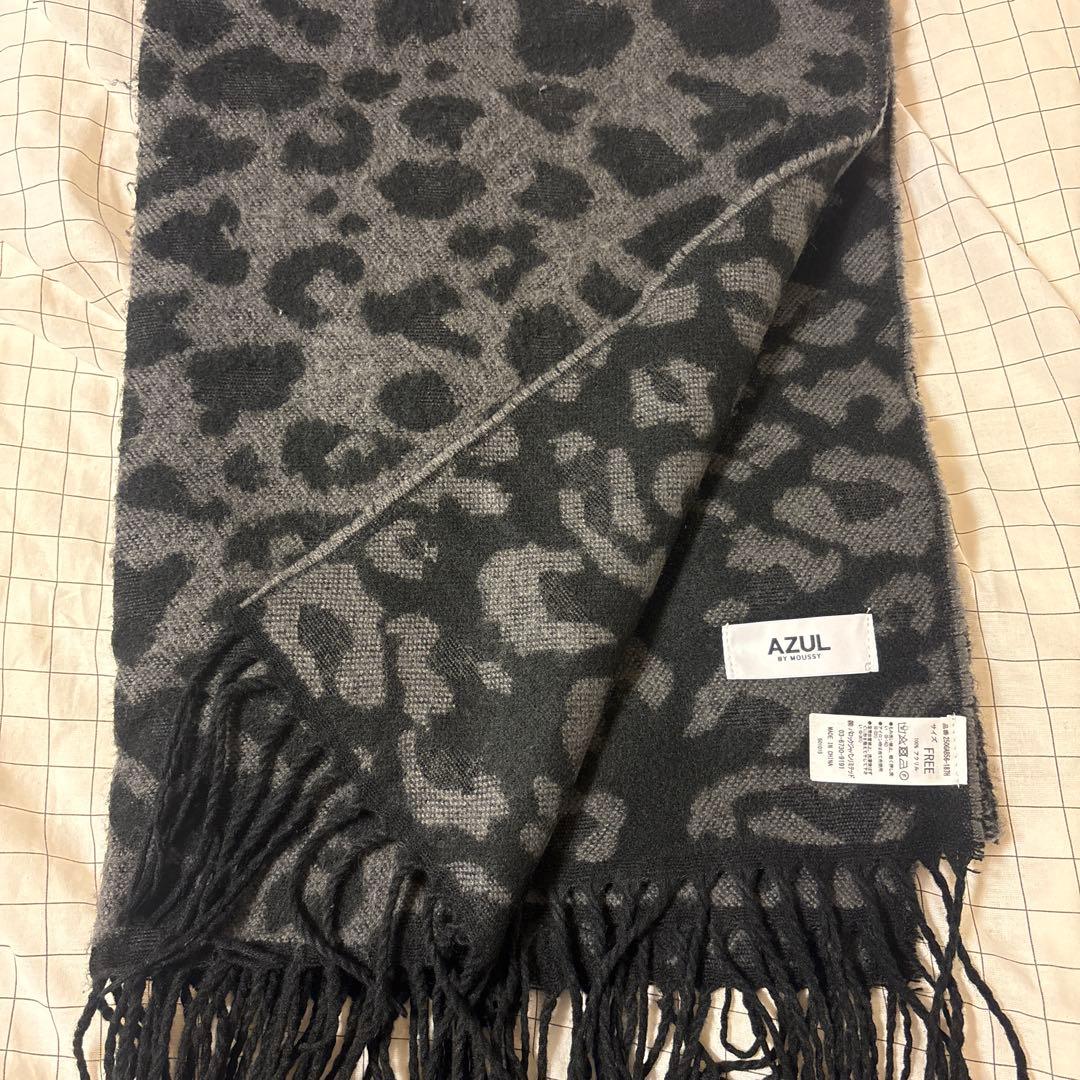 AZULBYMOUSSY マフラー ヒョウ柄