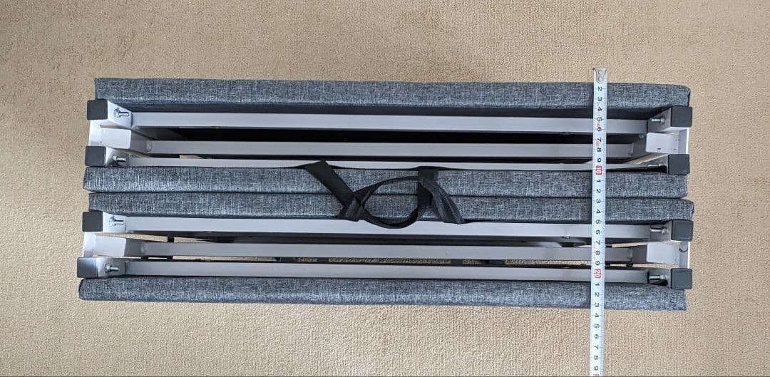 折りたたみ式簡易ベッド 超コンパクト 耐荷重200㌔ 送料無料