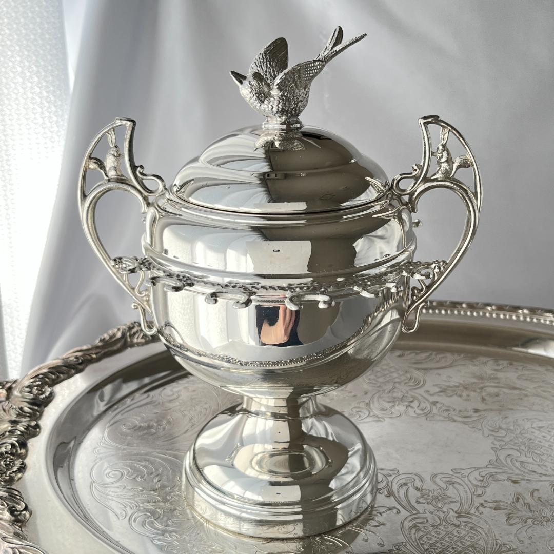 【BURKE & WALLACE】 スプーンホルダー 　兎のハンドル