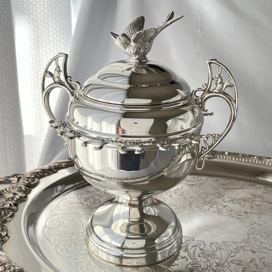 【BURKE & WALLACE】 スプーンホルダー 　兎のハンドル