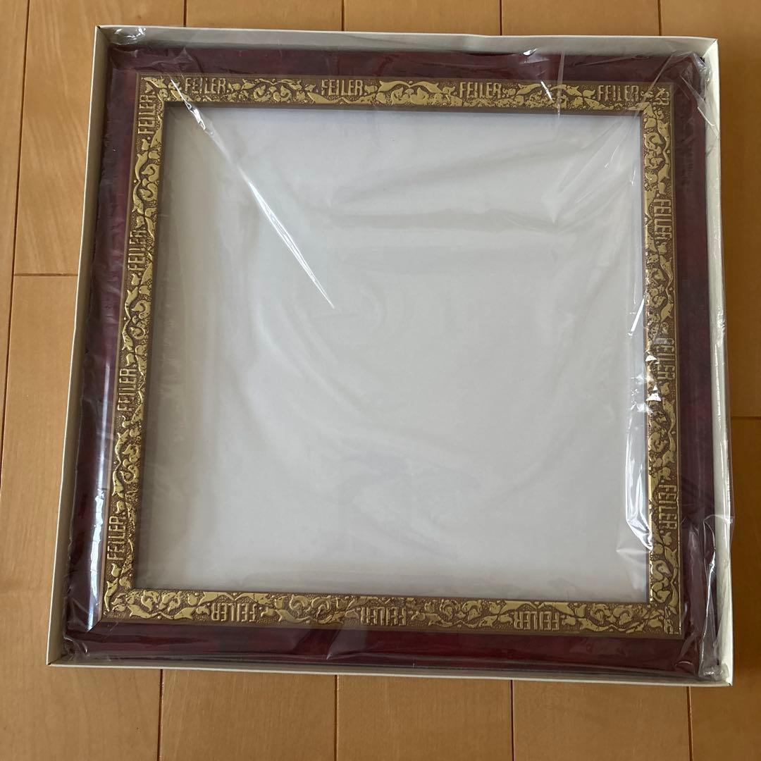 FEILER フェイラー 額縁 ハンカチ ゴールドフレーム