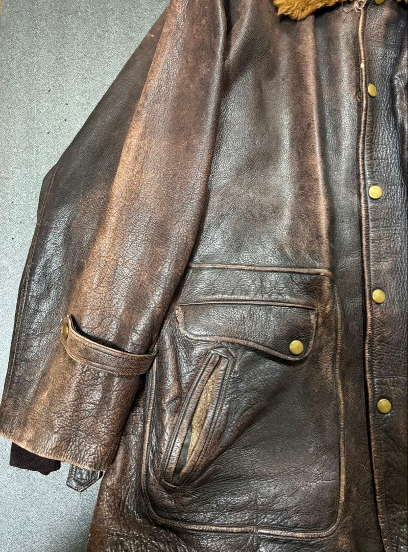 40s 50s 60s vintage レザージャケット　カーコート