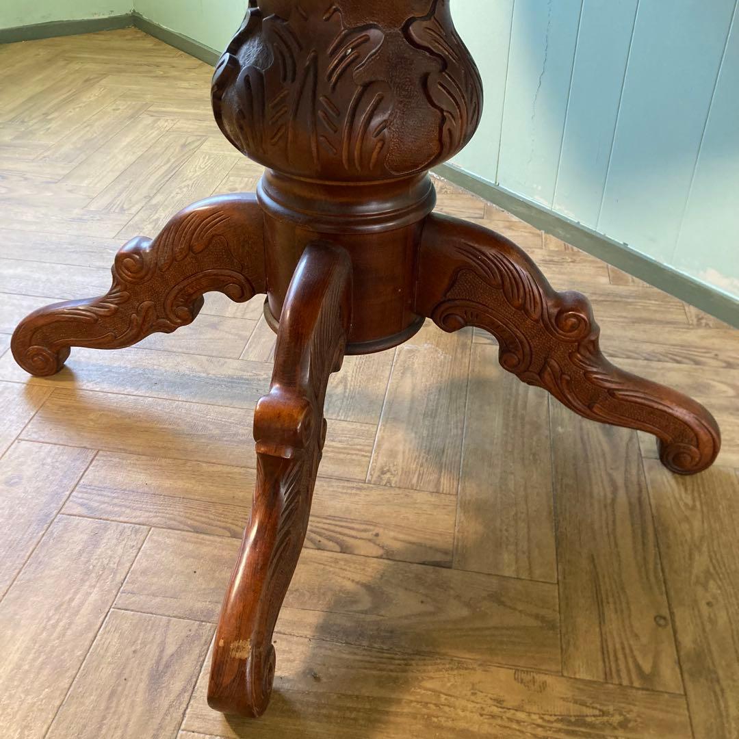 【アンティーク】ロココ調　ウォールナット　ダイニングテーブル