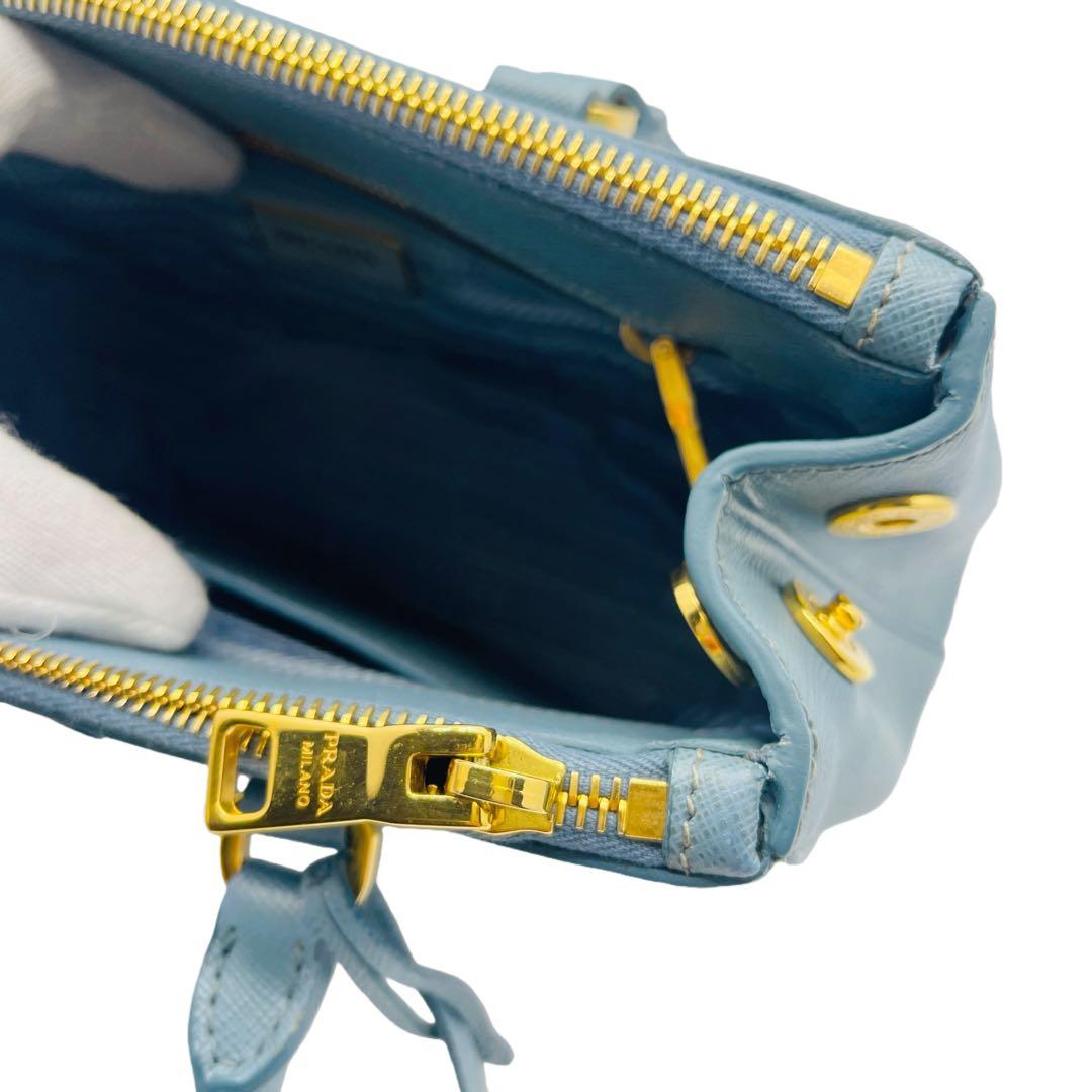 PRADA ガレリア　サフィアーノ　バッグ　レザー　ハンドバッグ