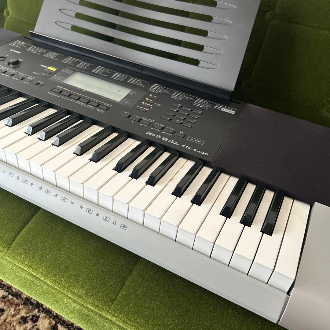 美品 CASIO CTK-4400 61鍵盤電子キーボード　アダプタ無し