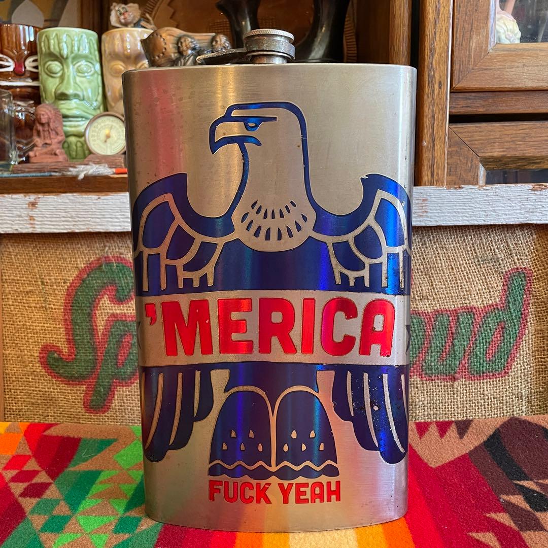 特大BIGサイズ！70's〜アメリカヴィンテージ　ウォッカボトルUSA酒イーグル