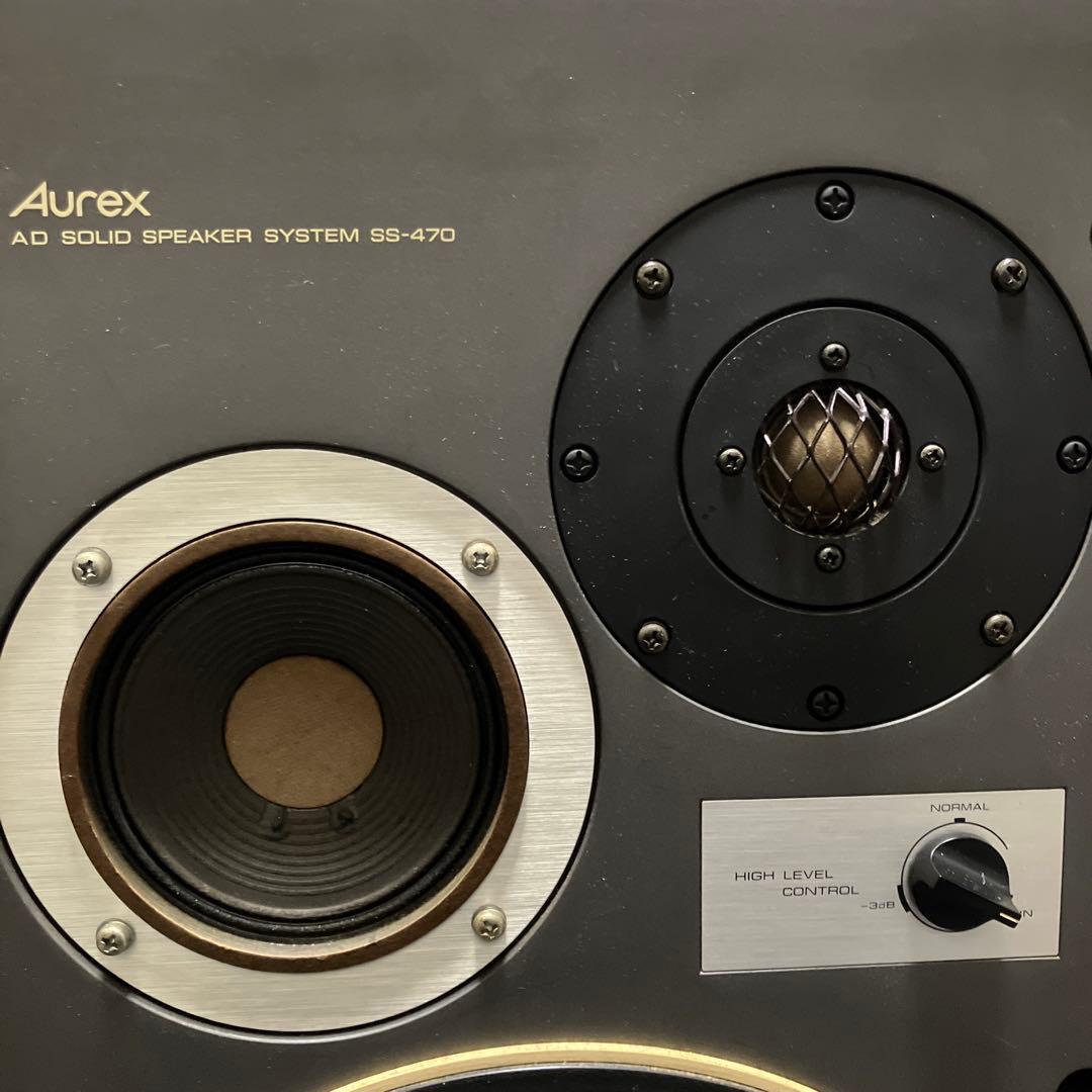 【新年価格】《完動品》Aurex AD SS-470スピーカー②Ｌ側