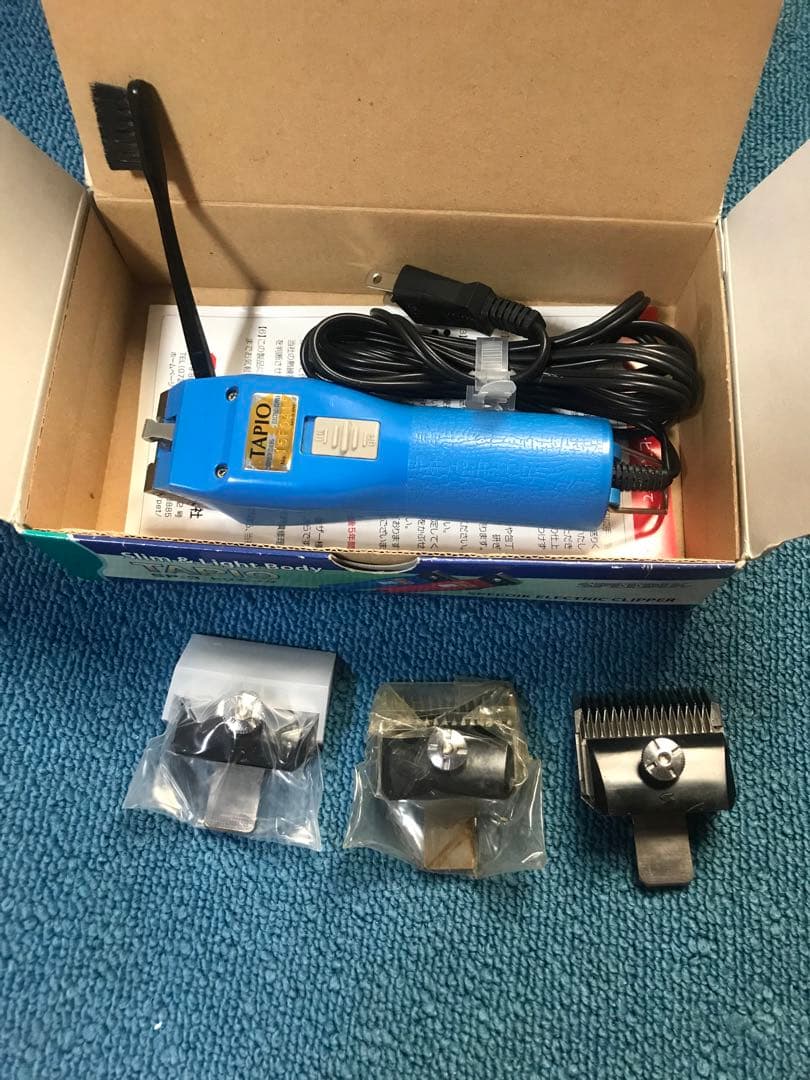 スピーディック　TAPIO バリカン 青　替刃3点セット