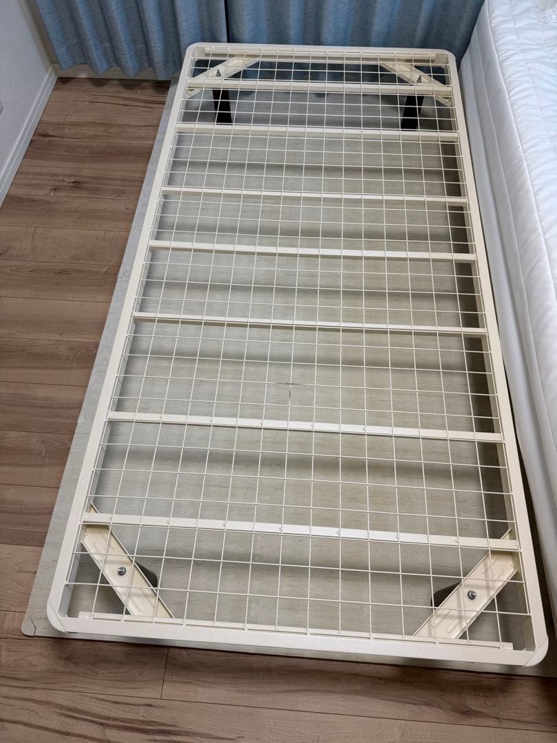 値下げしました【送料込】無印良品　シングル　脚付マットレス　高密度ポケットコイル