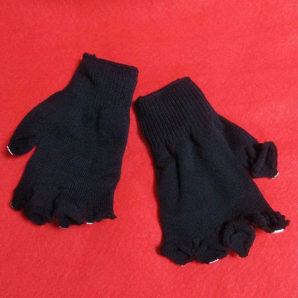 75 入手困難 極美品 レア 未使用 ヴィンテージ 90s ボーン グローブ 黒