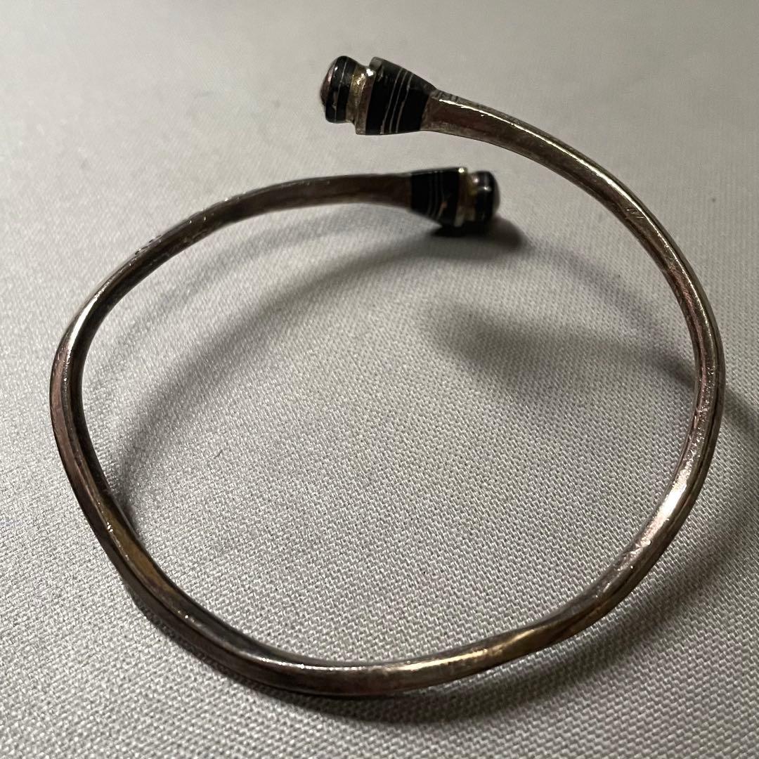 トゥアレグ シルバーバングル ブレス ネイティブ シルバー925 ヴィンテージ