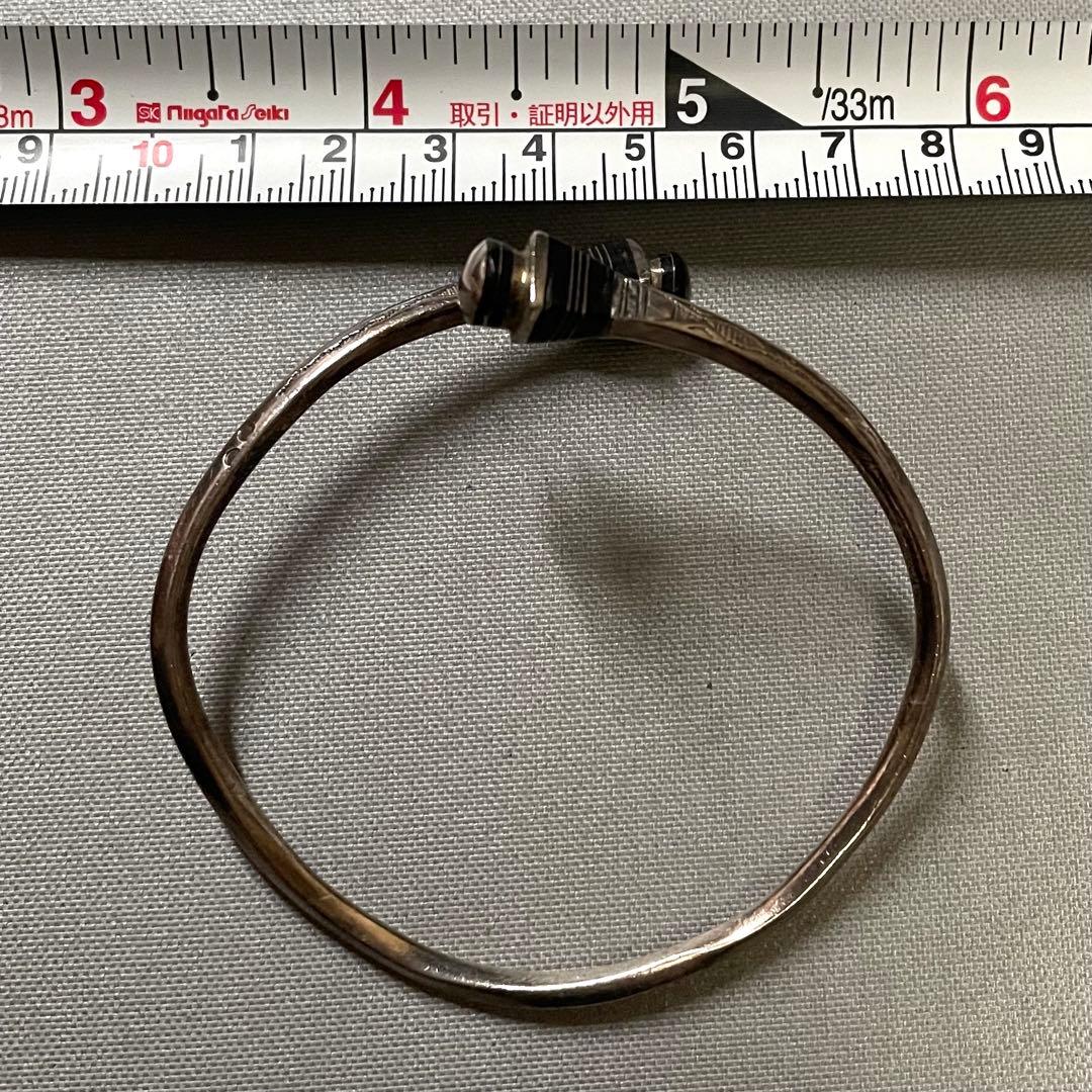 トゥアレグ シルバーバングル ブレス ネイティブ シルバー925 ヴィンテージ