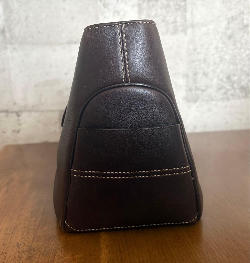 セリーヌ ブギーバッグ ハンドバッグ 本革 ダークブラウン