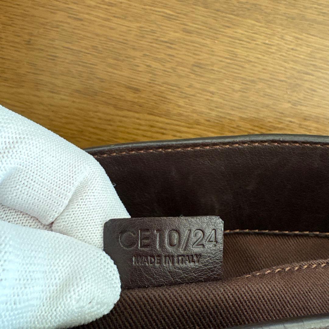 セリーヌ ブギーバッグ ハンドバッグ 本革 ダークブラウン