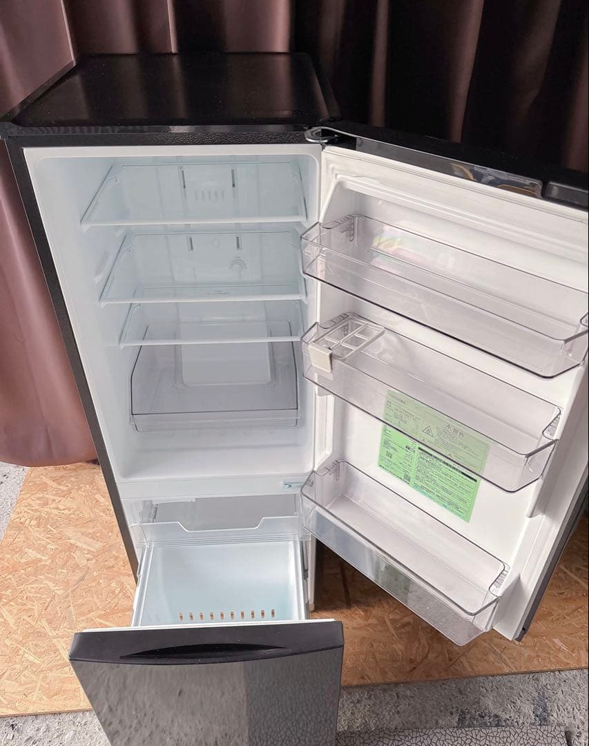 【tkhr3】東芝 2ドア冷蔵庫 GR-W15BZ1(K)