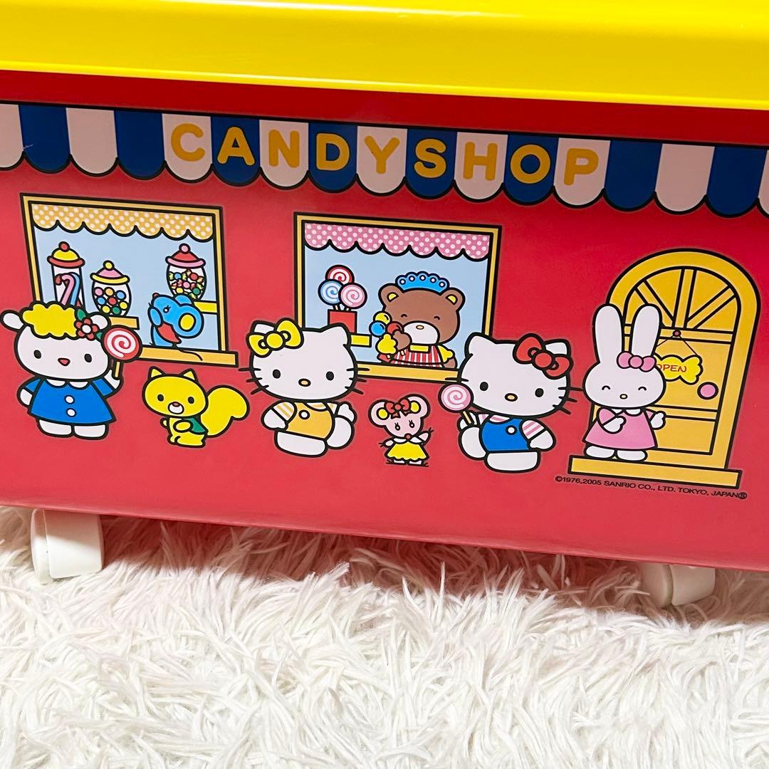 【希少 美品】サンリオ ハローキティ キャンディ ショップ コンテナ 収納BOX