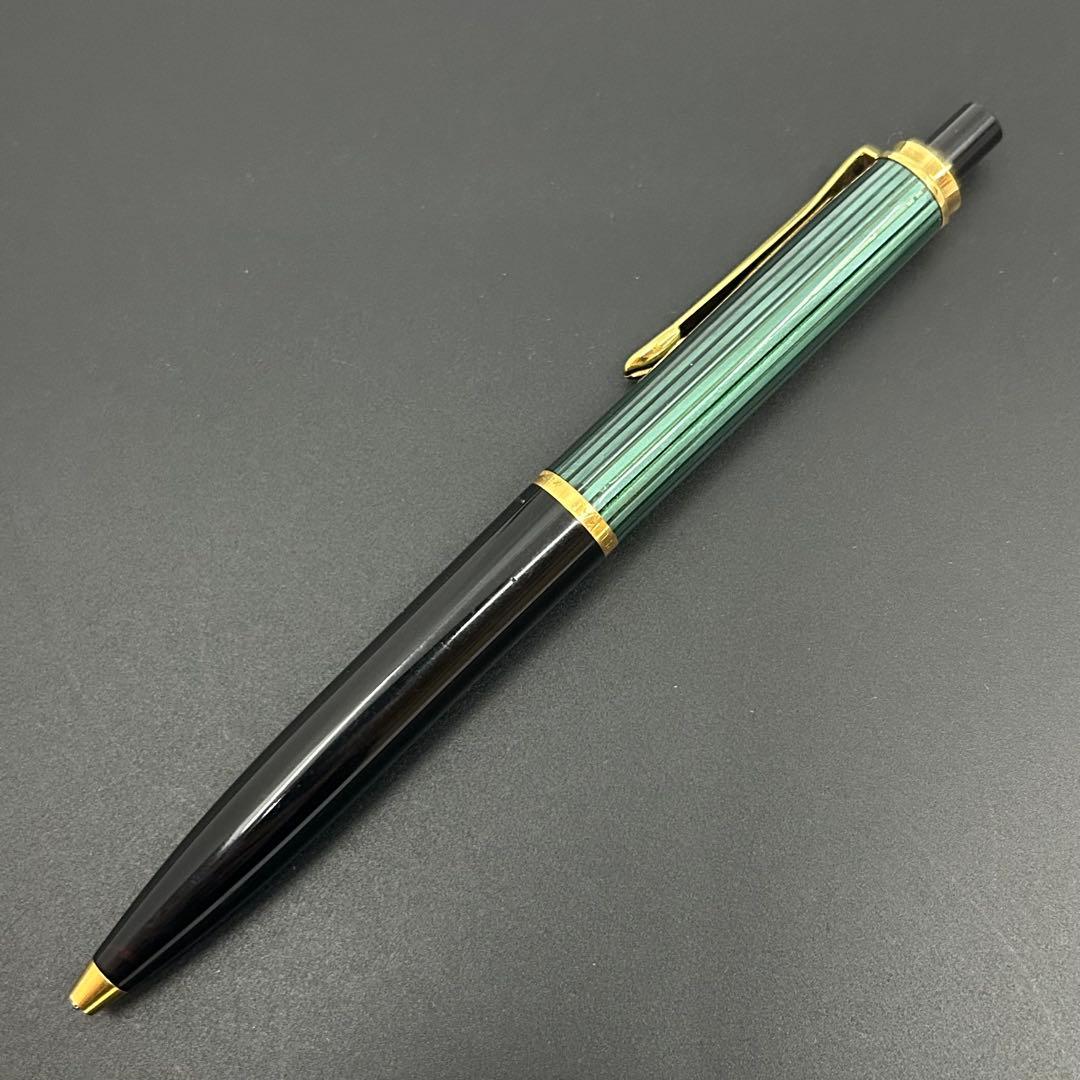 ペリカン スーべレーン k400 グリーンストライプ 緑縞 ボールペン