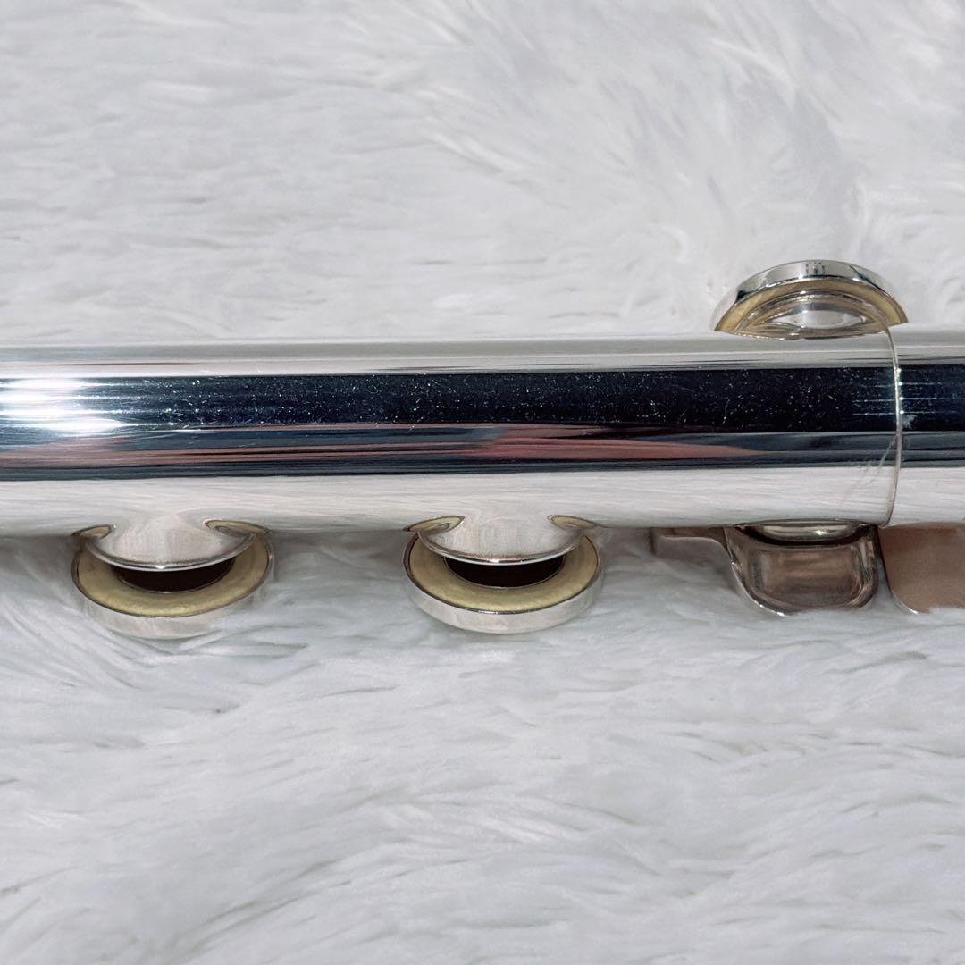 【磨き済】YAMAHA YFL-221 フルート 後期モデル Eメカ 銀メッキ