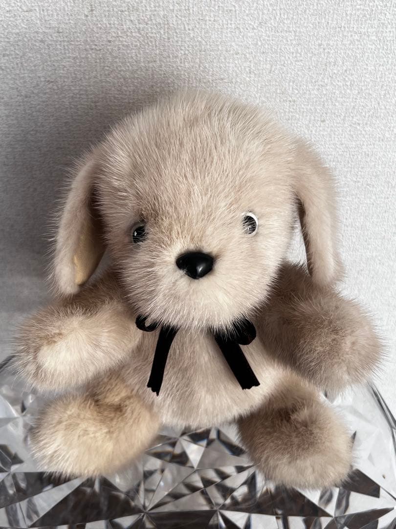作家様　高級ミンク　犬　テディベア　ぬいぐるみ　ミンク100%