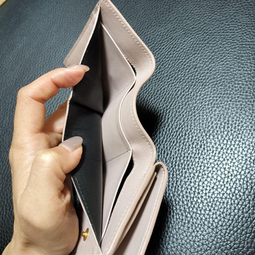 最終お値下げ SAINT LAURENT ピンク 三つ折り財布