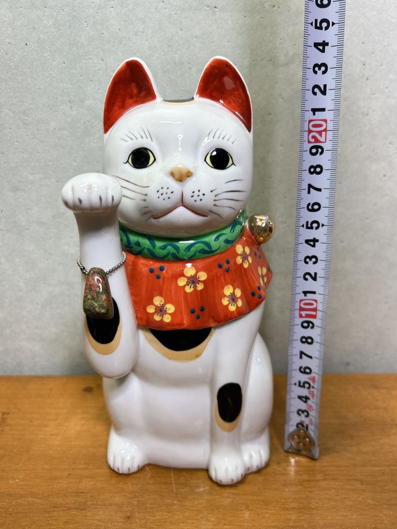 アンティーク　まねき猫　招き猫　磁器独特　素敵な招き猫　伊万里　焼物コレクション
