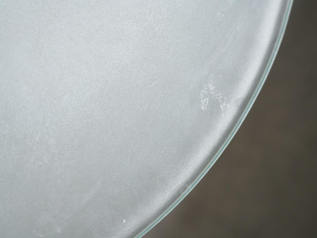 ヴィンテージ アイアン 昇降式ガラステーブル　ミッドセンチュリー モダン