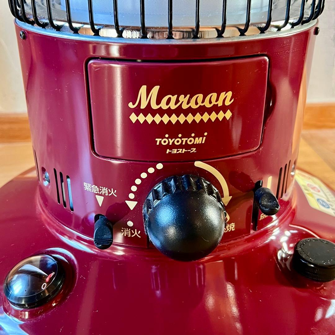 レア！【極美品】トヨトミ 石油ストーブ MR-25D マルーン 赤