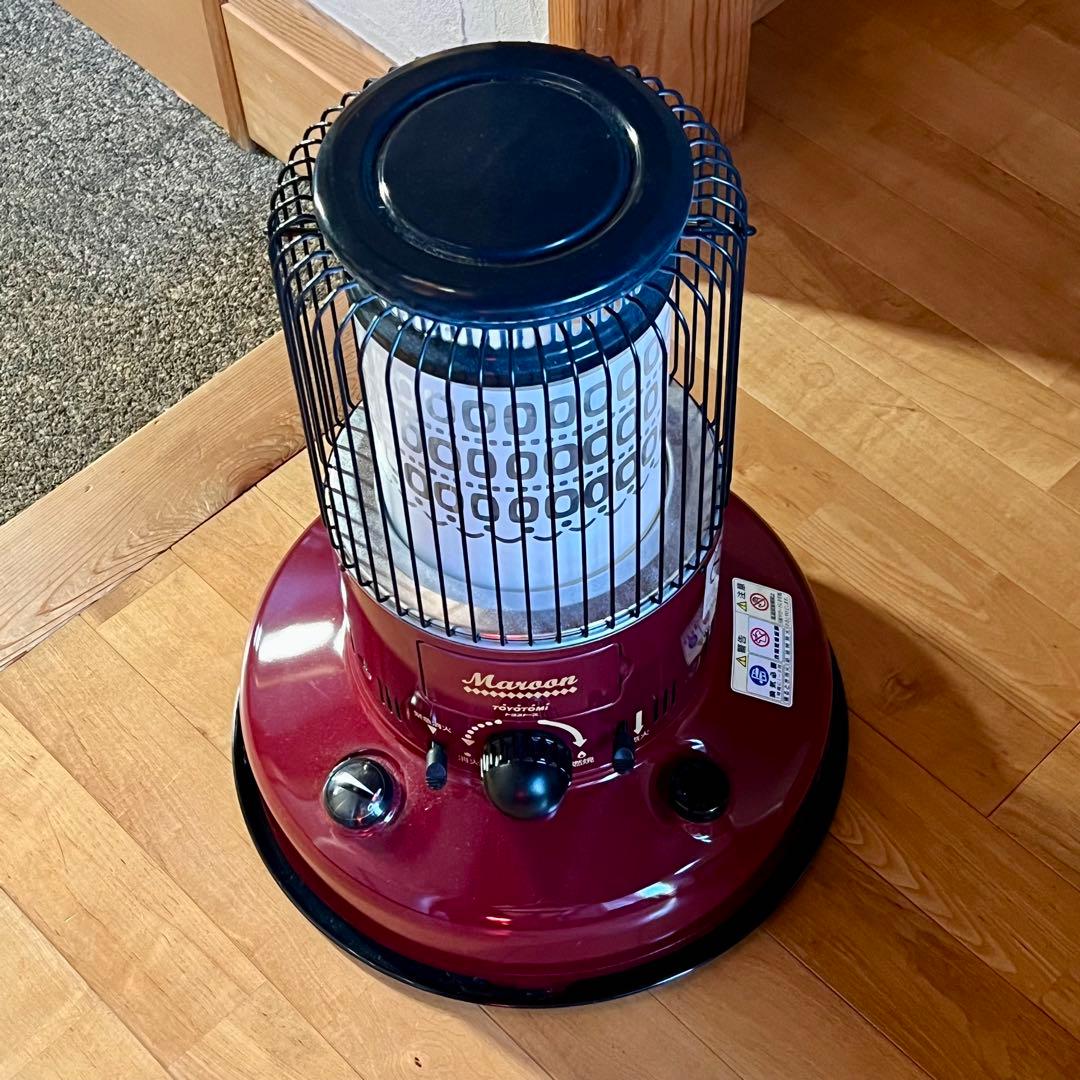 レア！【極美品】トヨトミ 石油ストーブ MR-25D マルーン 赤