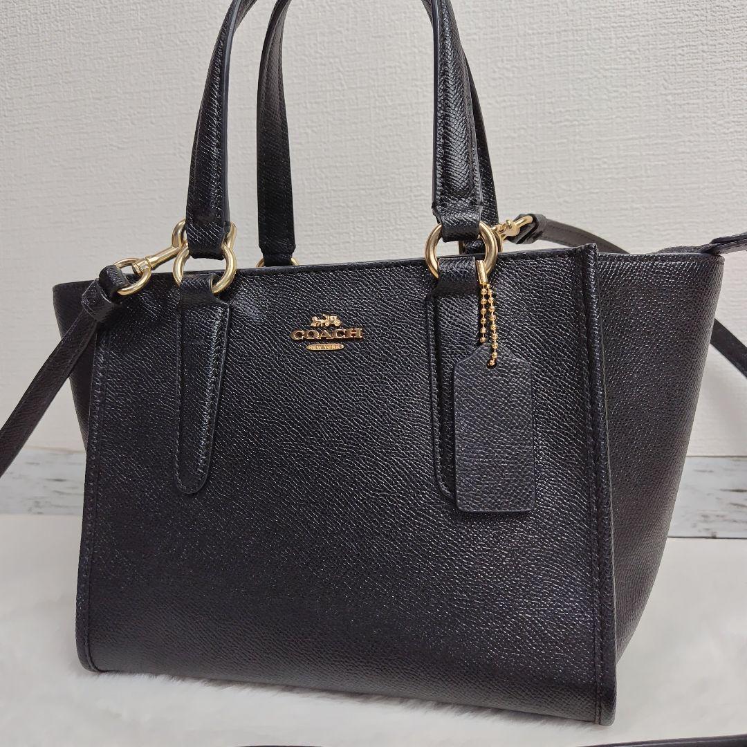 ✨極美品✨ COACH ショルダーバッグ レザーブラックF11925 2way