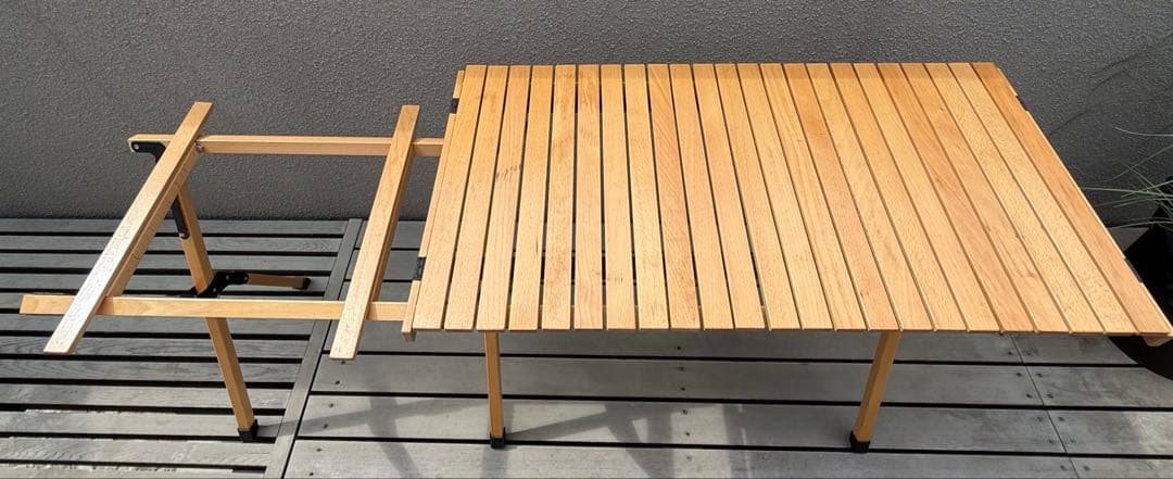 Fieldoor ウッドロールキッチンテーブルー