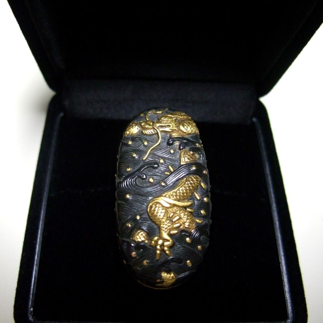 美しい龍神様の縁頭☆チョーカーやキーホルダーにもお使いいただけます☆