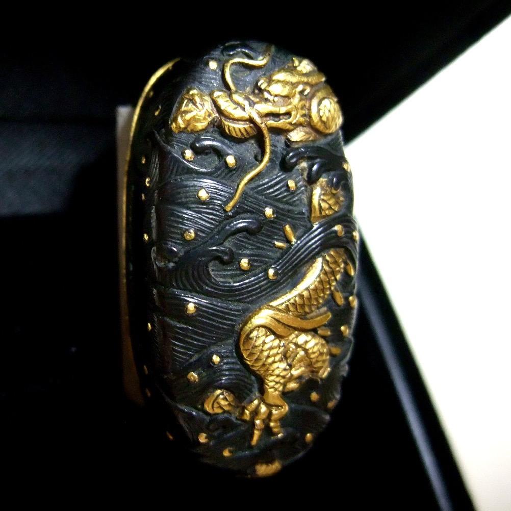 美しい龍神様の縁頭☆チョーカーやキーホルダーにもお使いいただけます☆