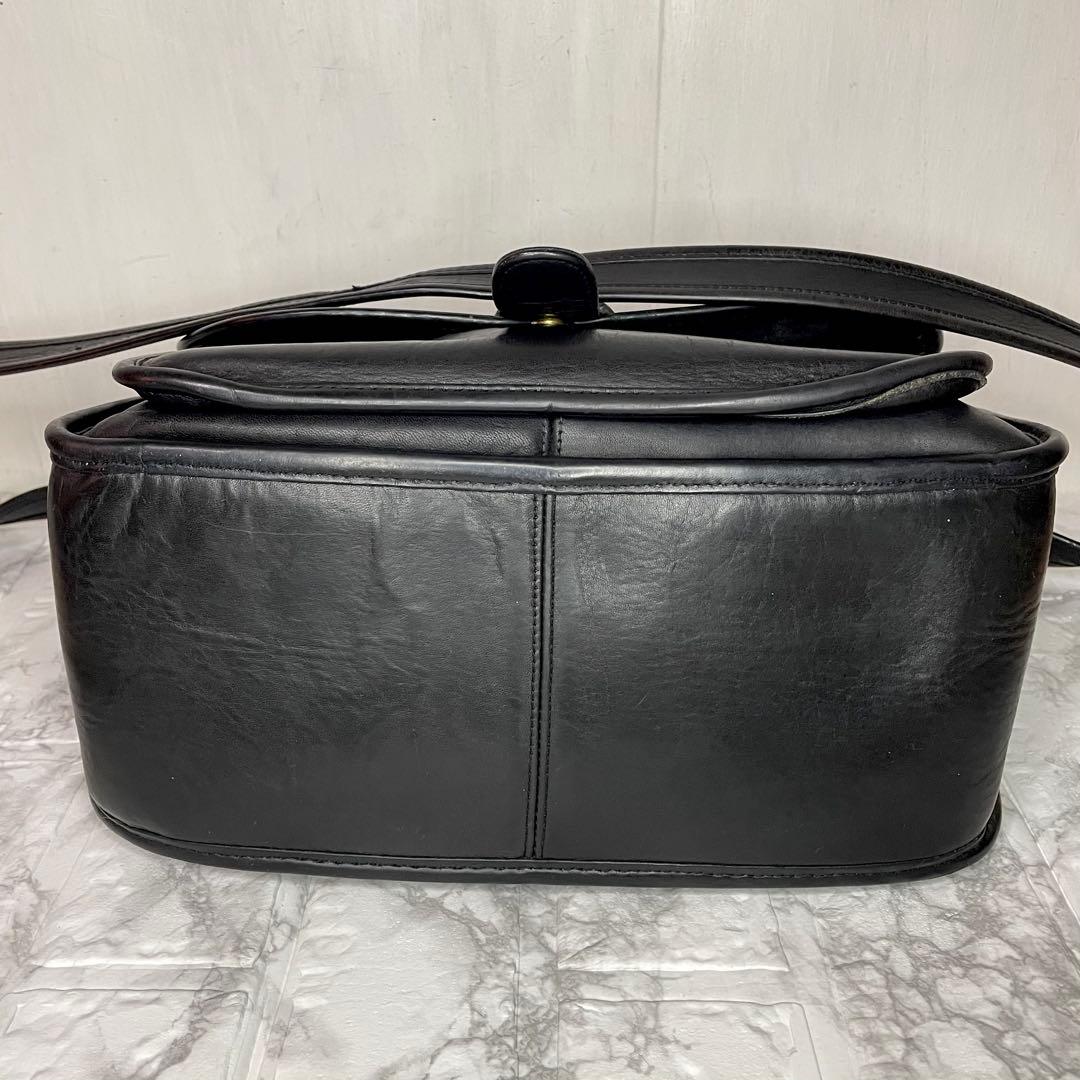 Vintage Coach オールドコーチ ショルダーバッグ USA ネイビー