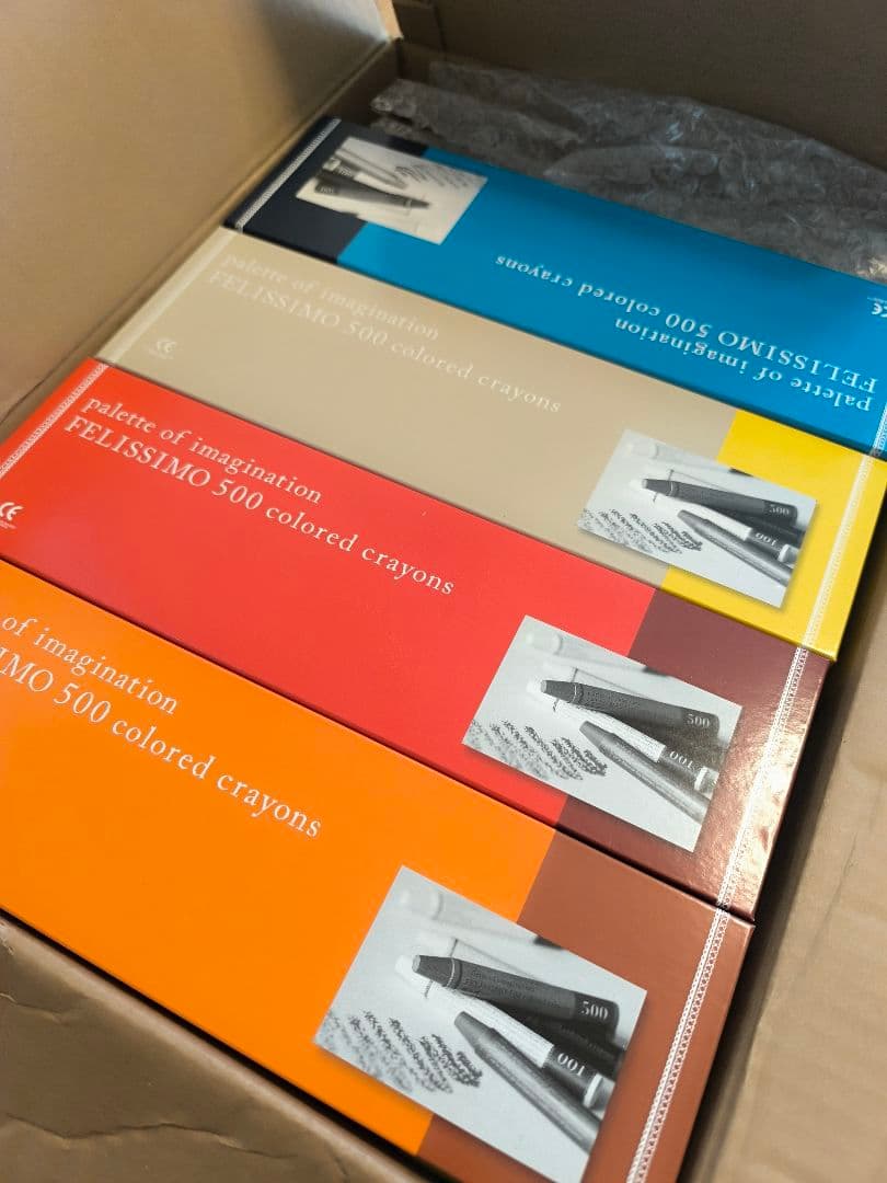 フェリシモ クレヨン 500色セット 新品