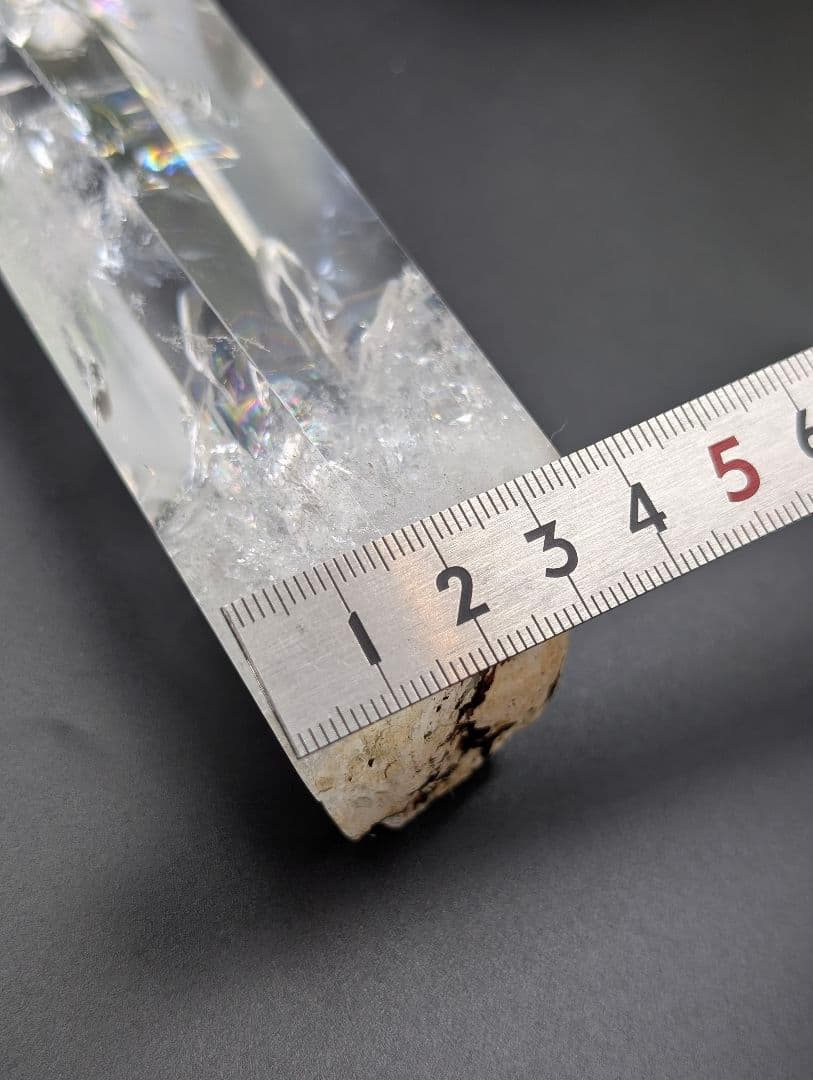 343g エンジェルラダークォーツ レア 虹 「アイリス」ブラジル産 gwl21