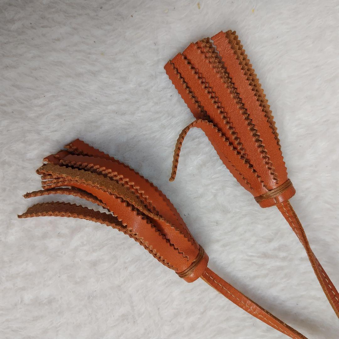 ✨超希少✨イルビゾンテ レザー 丸型 ショルダーバッグ ブラウン イタリア製