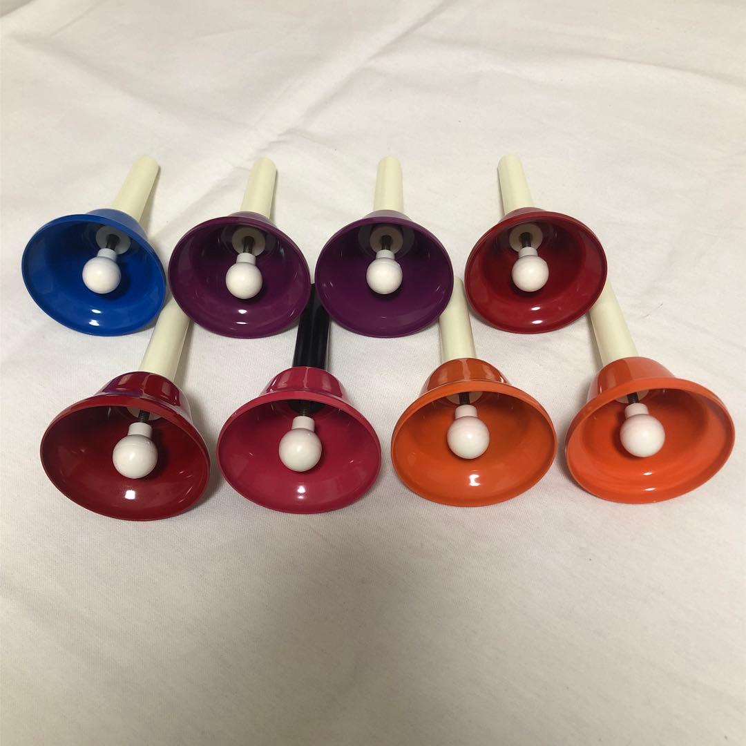 送料込★美品★ゼンオン ミュージックベル カラー ハンドベル CBR-20 訳有