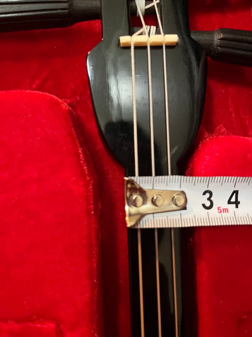 最終　美品　本蛇皮三線、ケース、水牛爪付き