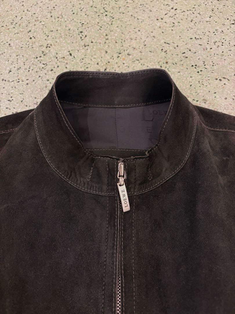 ジャケット・アウター LOEWE cordero lamb leather jacket black