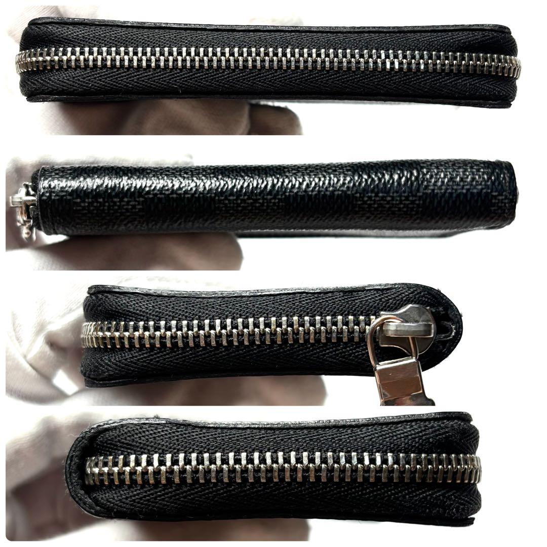 【美品】ルイヴィトン ダミエグラフィット ジッピーパース ケース